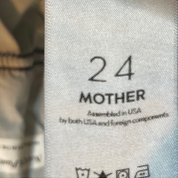 Mother The Looker Ankle Fray Jeans Not Cut & Pasted Size 24 - Picture 10 of 11